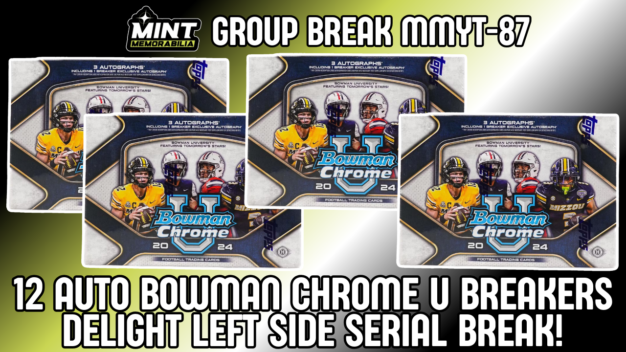 12 AUTO BOWMAN CHROME U BREAKERS DELIGHT LEFT SIDE SERIAL: MMYT-87